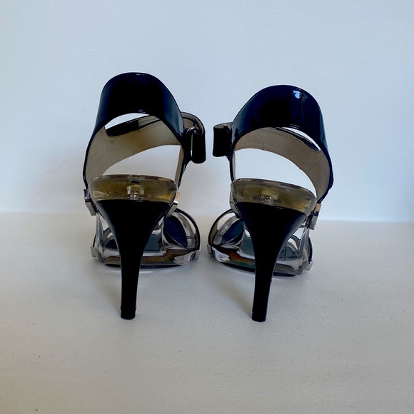 Michael Kors Size 6.5 Black/Clear - Picture 5 of 7
